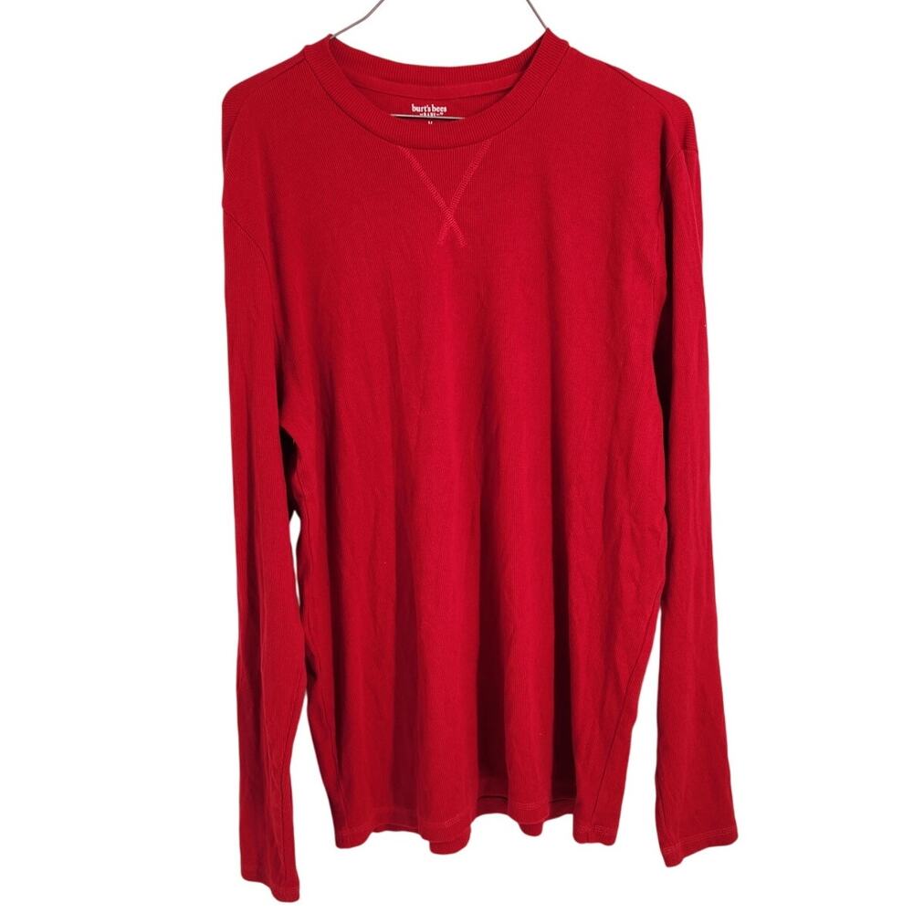 Burt's Bees Red Organic Cotton Maternity Top - Size Medium M